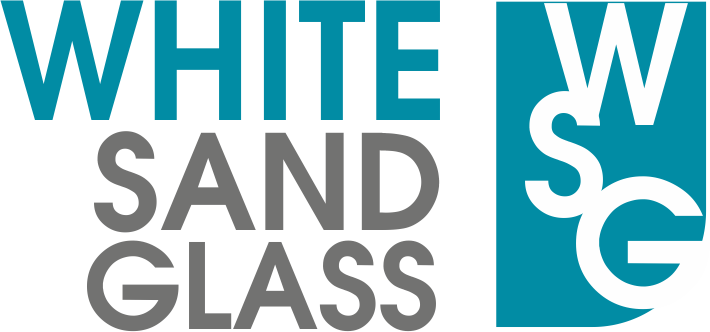 WHITE SAND GLASS